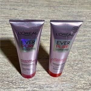 L'Oreal Ever Pure Rosemary Conditioner and Frizz-Defy Marula Oil Conditioner Duo